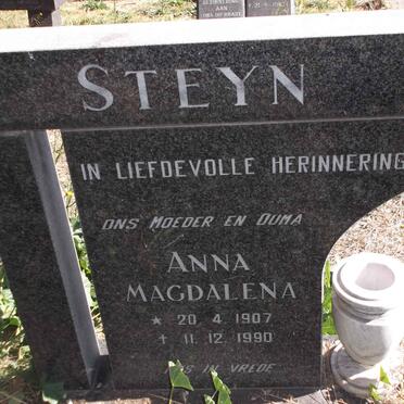 STEYN Anna Magdalena 1907-1990