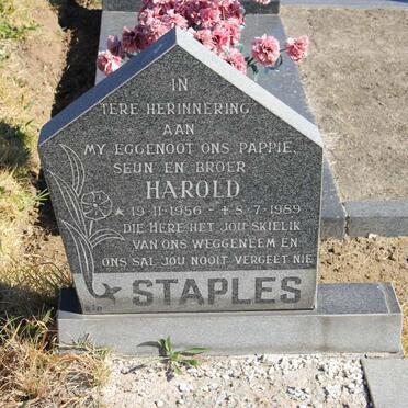 STAPLES Harold 1956-1989
