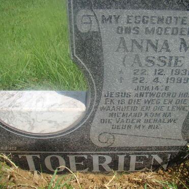 TOERIEN Anna M. 1935-1999