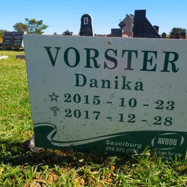 VORSTER Danika 2015-2017