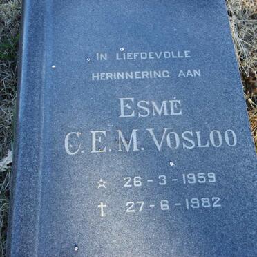 VOSLOO C.E.M. 1959-1982