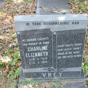 VREY Charline Elizabeth 1935-1976