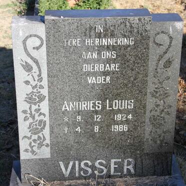 VISSER Andries Louis 1924-1986