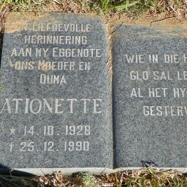 VREDEN Ationette, van 1928-1990