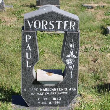 VORSTER Paul 1943-1991