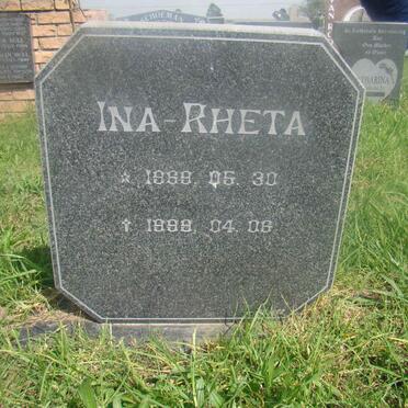 ? Ina-Rheta 1969-1999
