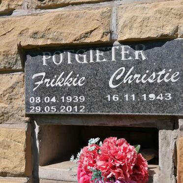 POTGIETER Frikkie 1939-2012 &amp; Christie 1943-