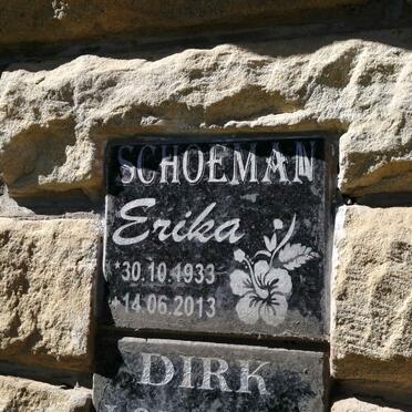 SCHOEMAN Erika 1933-2013