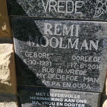 MOOLMAN Remi 1931-2018