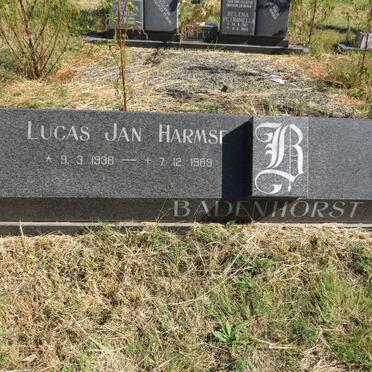 BADENHORST Lucas Jan Harmse 1938-1989
