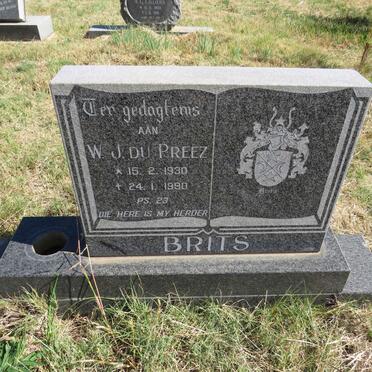 BRITS W.J. du Preez 1930-1990