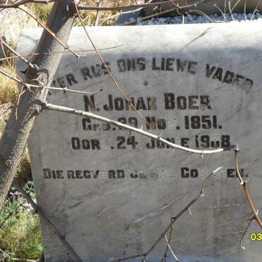 BOER N. Johan 1851-19?8