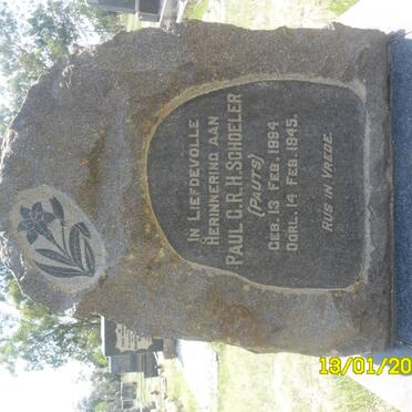 SCHOELER Paul G.R.H. 1894-1945