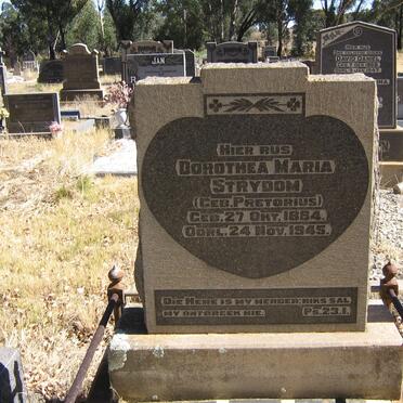 STRYDOM Dorothea Maria nee PRETORIUS 1884-1945