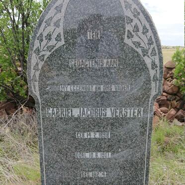 VERSTER Gabriel Jacobus 1898-1951