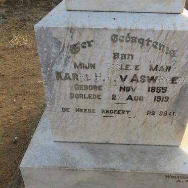 ASWEGEN Karel H.J., van 1855-1919