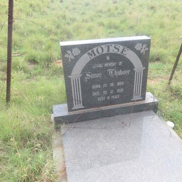 MOTSE Simon Thabane 1869-1938