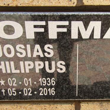 HOFFMANN Josias Philippus 1936-2016