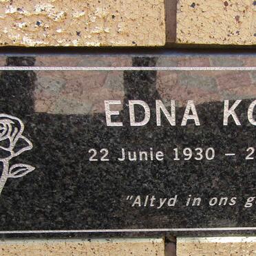 KOORTS Edna 1930-2019