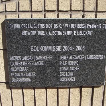 4. Plaque showing opening of wall