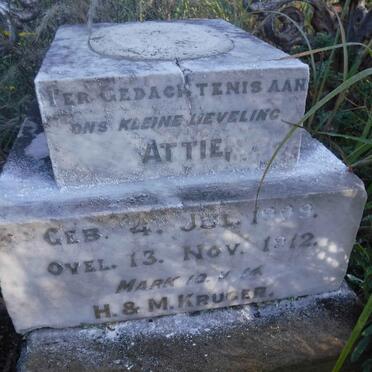 KRUGER Attie 1909-1912