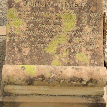 VIVIERS Willemiena Hendrika nee BURGER 1854-1937