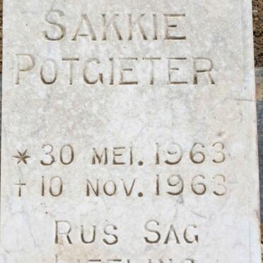 POTGIETER Sakkie 1963-1963