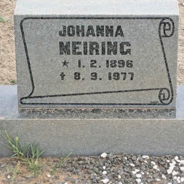 MEIRING Johanna 1896-1977