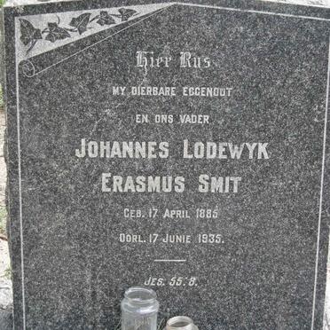 SMIT Johannes Lodewyk Erasmus 1885-1935