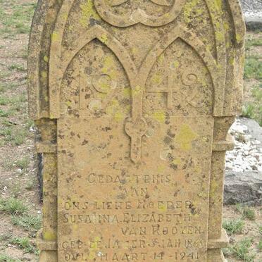 ROOYEN Susanna Elizabeth, van nee DE JAGER 1865-1941