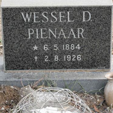 PIENAAR Wessel D. 1884-1926