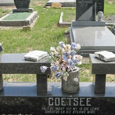 COETSEE Andries 1908-1974 &amp; Willie 1908-2006