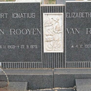 ROOYEN Gert Ignatius, van 1903-1975 &amp; Elizabeth Catharina 1907-1969