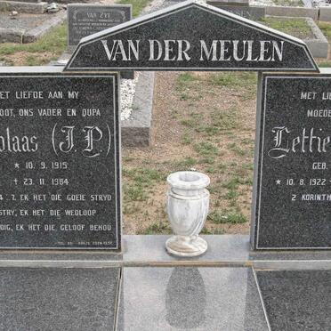 MEULEN J.P., van der 1915-1984 &amp;  A.S. PIENAAR 1922-2004