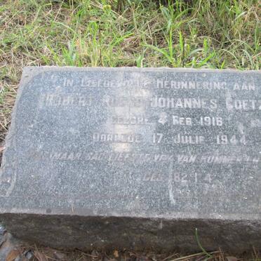 COETZEE Robert Rocco Johannes 1916-1944