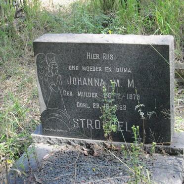 STROEBEL Johanna M.M. nee MULDER 1878-1959