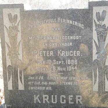 KRUGER Pieter 1898-1944