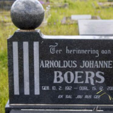 BOERS Arnoldus Johannes 1912-2004