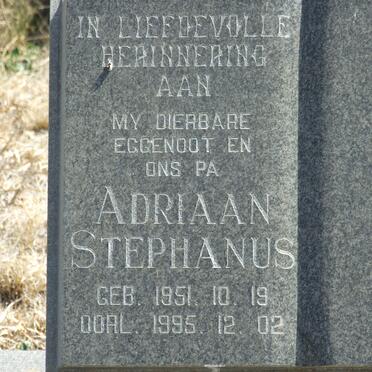 ENGELBRECHT Adriaan Stephanus 1951-1995