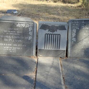 PLESSIS Stephanus Christiaan, du 1908-1976 &amp; Elizabeth Catharina PRETORIUS 1908-1965