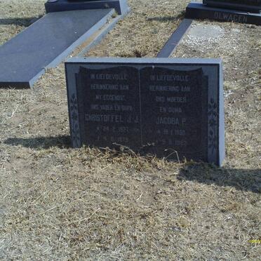 ? Christoffel J.J. 1927-1979 &amp; Jacoba P. 1930-1983