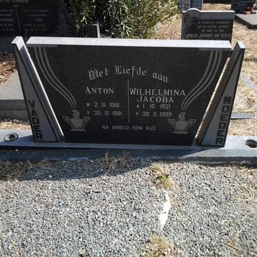 ? Anton 1918-1981 &amp; Wilhelmina Jacoba 1921-1999