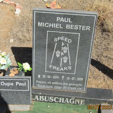 LABUSCHAGNE Paul Michiel Bester 1974-2009
