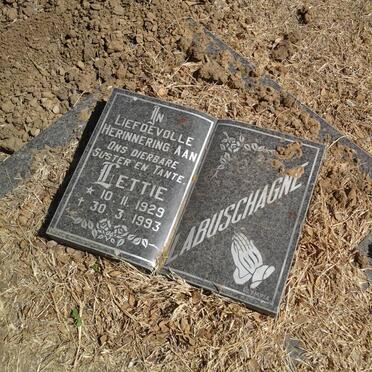 LABUSCHAGNE Lettie 1929-1993