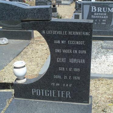 POTGIETER Gert Adriaan 1919-1976 &amp; Fredrika Catharina Petronella 1918-1988