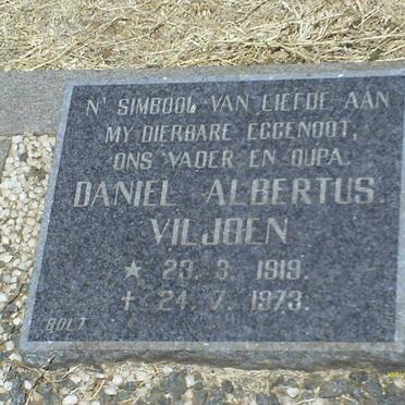 VILJOEN Daniel Albertus 1919-1973