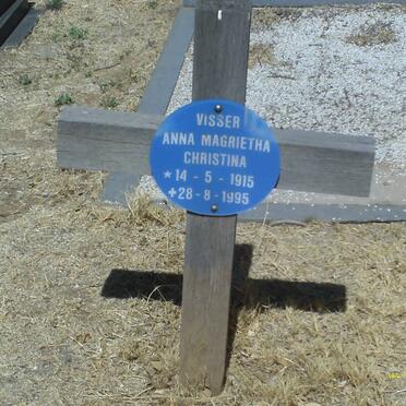 VISSER Anna Magrietha Christina 1915-1995