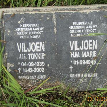 VILJOEN J.H. 1939-2002 &amp; H.M. 1945-