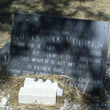 VUUREN Louis, van 1943-1998