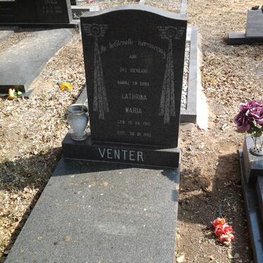 VENTER Cathrina Maria 1915-1983